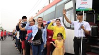 FE CREDIT tổ chức chương trình “Chuyến Xe Gắn Kết – Tết Đầy Yêu Thương” đưa 405 công nhân về các tỉnh miền Trung sum họp Tết