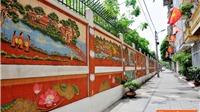 Ngắm vẻ đẹp của "đường tranh gốm" độc nhất ở Hà Nội