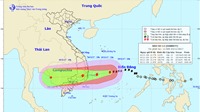 Bão số 12 - Damrey mạnh thêm tiến dần biển Khánh Hòa - Ninh Thuận