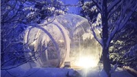 Chiêm ngưỡng khách sạn bong bóng kỳ diệu ở Iceland