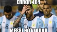 Ảnh chế Messi tràn ngập mạng xã hội