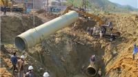 Đường ống nước sông Đà gặp sự cố lần thứ 12