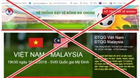 Cảnh báo: Xuất hiện website giả mạo VFF bán vé trận chung kết lượt về AFF Cup 2018