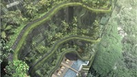 Vẻ thiên nhiên tuyệt đẹp như phim Avatar trong kiến trúc khách sạn Park Royal của Singapore