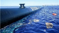 Chiếc "bẫy" rác khổng lồ dài 600m được đưa vào Thái Bình Dương