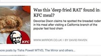 Thực hư chuyện KFC bán gà rán "thịt chuột" 