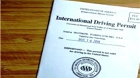 Thủ tục xin cấp giấy phép lái xe quốc tế gồm những gì?