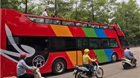 Xe buýt 2 tầng chính thức lăn bánh trên đường phố Hà Nội