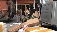Quảng Ninh: Tiêu hủy 1020 kg chân gà tẩm ướp không rõ nguồn gốc