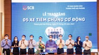 SCB tặng Hải Phòng 5 xe tiêm chủng cơ động