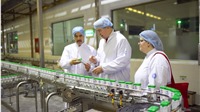 Siêu nhà máy sữa Vinamilk “ghi điểm” với đoàn công tác của Bộ Nông Nghiệp Mỹ