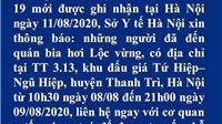 Tìm người liên quan đến bệnh nhân Covid-19 tại quán bia Lộc Vừng, Thanh Trì