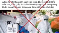 Hà Nội: Tự nghĩ ra dịch epola, tung tin lên Facebook để “câu like”