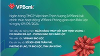 Bố cáo khai trương hoạt động PGD VPBank Bảo Lộc, chi nhánh Đà Lạt 