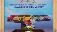 Taxi Lavi chuyển đổi toàn bộ sang xe điện Vinfast 