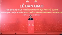 Vingroup bàn giao mặt bằng triển lãm thành tựu kinh tế - xã hội kỷ niệm 80 năm 