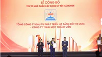 UDIC tiếp tục khẳng định vị thế trong Top 10 ngành Xây dựng 2026
