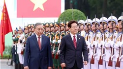 Tổng Bí thư, Chủ tịch nước Tô Lâm chủ trì Lễ đón chính thức Tổng thống Hàn Quốc