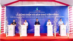 VinEnergo vận hành hệ thống điện mặt trời kết hợp pin lưu trữ tại Hà Tĩnh