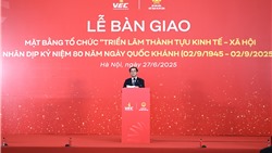 Vingroup bàn giao mặt bằng triển lãm thành tựu kinh tế - xã hội kỷ niệm 80 năm 