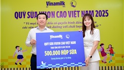 Vinamilk & Quỹ sữa dành tặng 500.000 hộp sữa đến trẻ em
