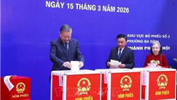 Hoàn thành tốt đẹp công tác bỏ phiếu bầu cử trên cả nước 