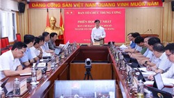 Phiên họp thứ nhất Ban Chỉ đạo chuyển đổi số ngành Tổ chức xây dựng Đảng 