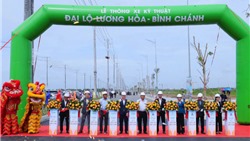 Thông xe Đại lộ Lương Hòa - Bình Chánh, tăng sức hút cửa ngõ phía Tây TP.HCM