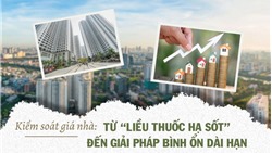 Kiểm soát giá nhà: Từ "liều thuốc hạ sốt" đến giải pháp bình ổn dài hạn" 