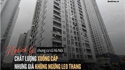 Hà Nội: Giá rao bán chung cư cũ chưa có sổ hồng vượt ngưỡng 120 triệu đồng/m2 