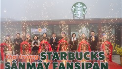 Fansipan chính thức có cửa hàng Starbucks cao nhất châu Á 