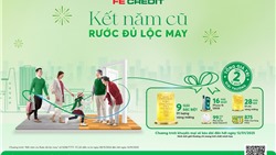  Kết năm cũ, rước đủ lộc may cùng FE CREDIT 