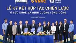 Vinamilk kí hợp tác chiến lược nâng cao sức khỏe cộng đồng cùng VNVC, BV Tâm Anh