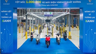 Vinfast xuất xưởng chiếc xe máy điện thứ 1 triệu 