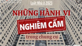  Những hành vi bị nghiêm cấm trong chung cư theo Luật Nhà ở 2023 