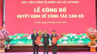 PGS.TS Phạm Minh Sơn tái bổ nhiệm Giám đốc Học viện Báo chí và Tuyên truyền
