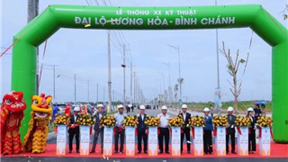 Thông xe Đại lộ Lương Hòa - Bình Chánh, tăng sức hút cửa ngõ phía Tây TP.HCM