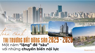 Bất động sản 2025: Một năm “lặng” để “sâu” - chờ đợi những chuyển biến nội lực 