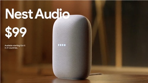 Loa thông minh Google Nest Audio vừa ra mắt có nhiều nâng cấp mới