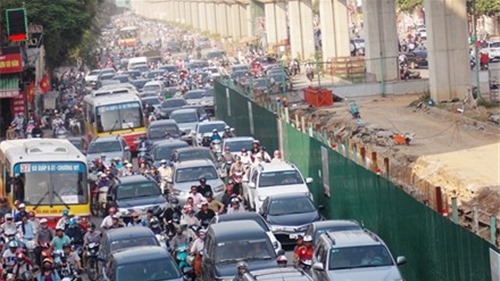 Xử lý hàng loạt công trường gây ùn tắc giao thông Hà Nội