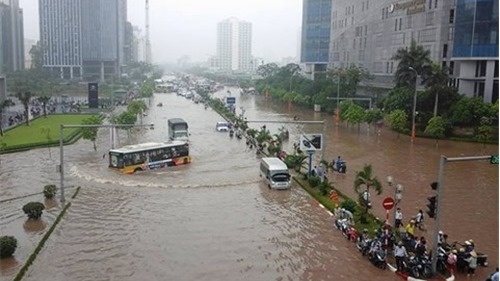 Dự báo thời tiết ngày 8/9/2018: cảnh báo ngập lụt khu vực nội thành Hà Nội