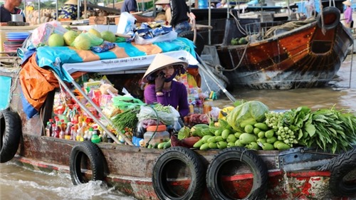 Chợ nổi Cái Răng qua con mắt của du khách nước ngoài