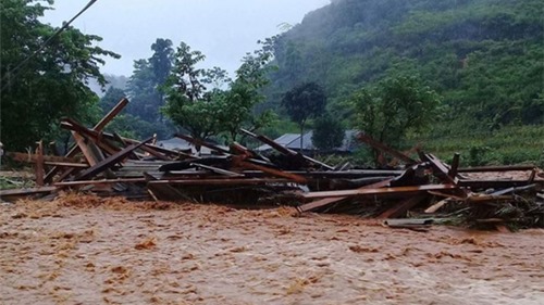 19 người chết và mất tích do mưa lũ ở miền núi phía Bắc