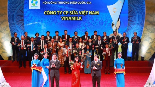 Vinamilk đạt danh hiệu “Thương hiệu quốc gia” 2018