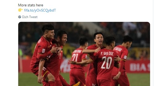 FIFA chính thức công nhận kỷ lục bất bại ấn tượng của ĐT Việt Nam