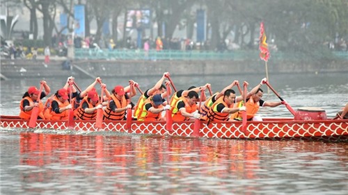 Nhiều đội thi quốc tế sẽ tranh tài tại Lễ hội bơi chải thuyền rồng Hà Nội 2019