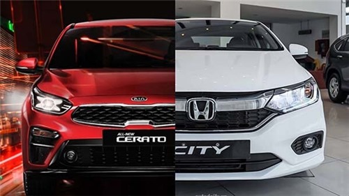 Tầm giá 600 triệu đồng, nên mua Honda City hay Kia Cerato?