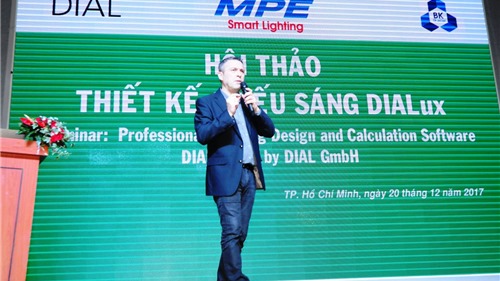 MPE lần đầu tiên tổ chức Hội thảo chuyên đề thiết kế chiếu sáng