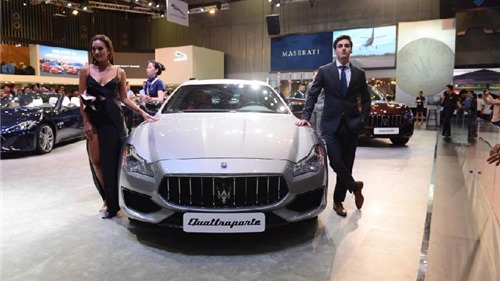 Chiêm ngưỡng dòng xe sang Maserati của Ý tại triển lãm ô tô Việt Nam 2018