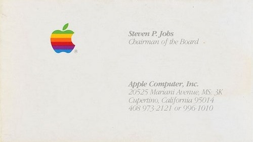 Danh thiếp của Steve Jobs được đấu giá tới 6.000 USD